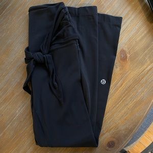 Lululemon Black Align 23” Leggings with Wrap Waist